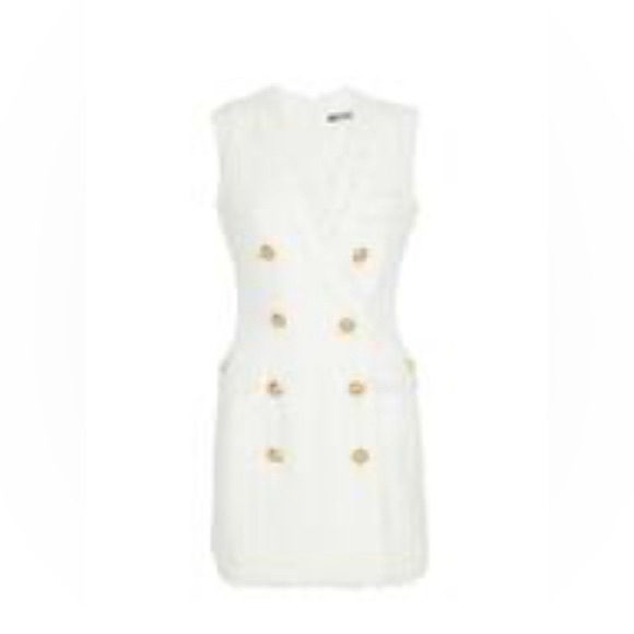 Balmain Bouclé tweed minidress size 38